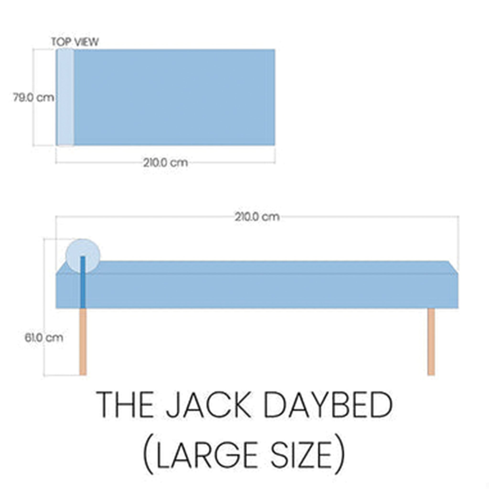 Sleek and stylish The Jack Daybed design