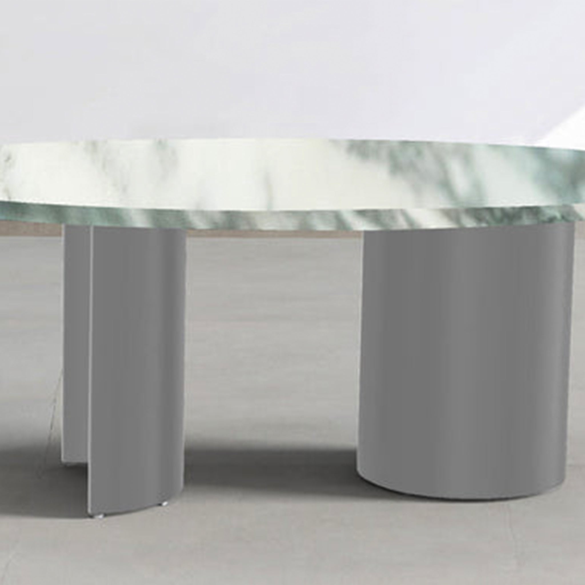 Statement Coffee Table: Bold diameter makes a grand impression in your living room.