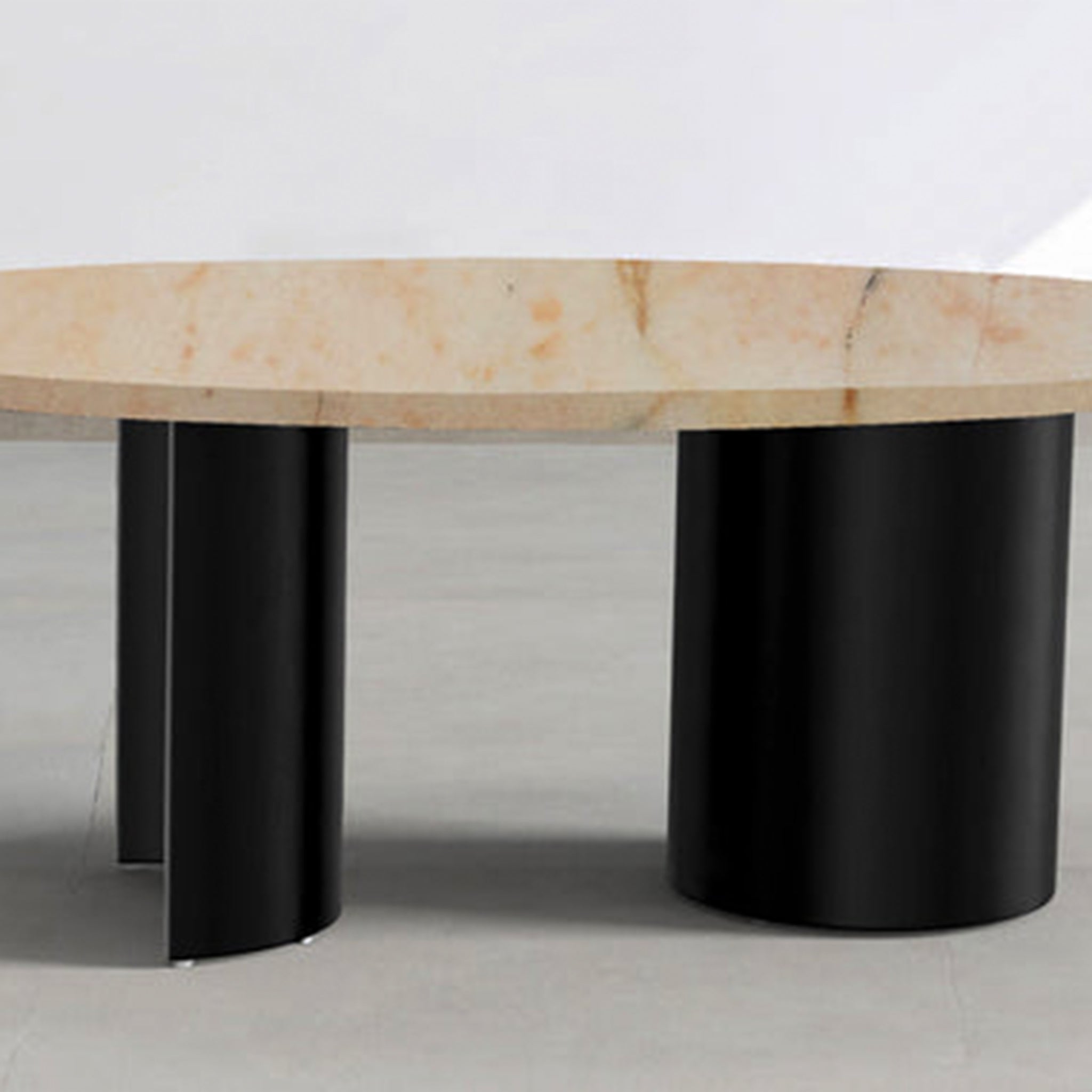 Marble Coffee Table with 2cm Edge: Provides a sleek and modern profile.