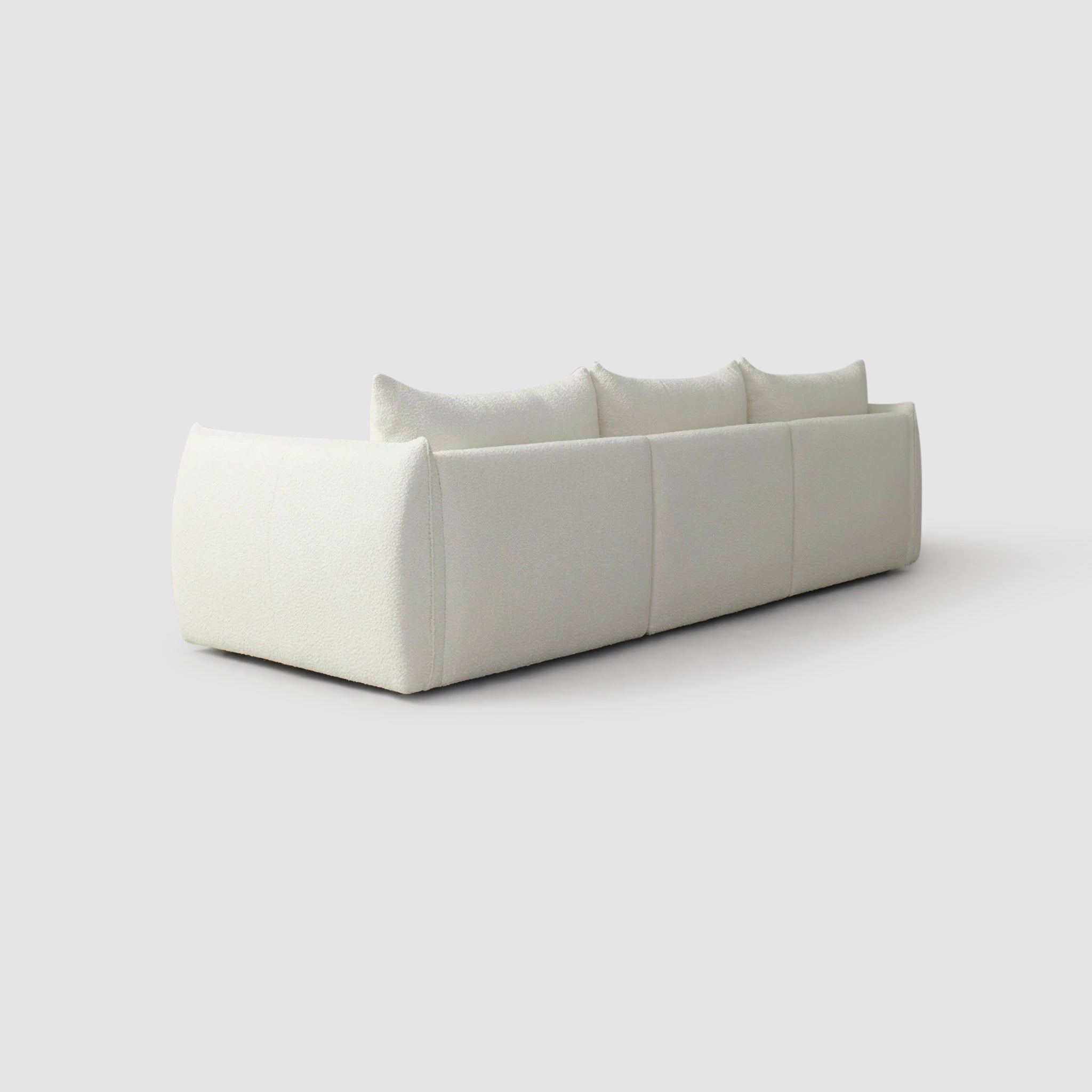 Back view of The Jules Sofa showcasing its clean lines