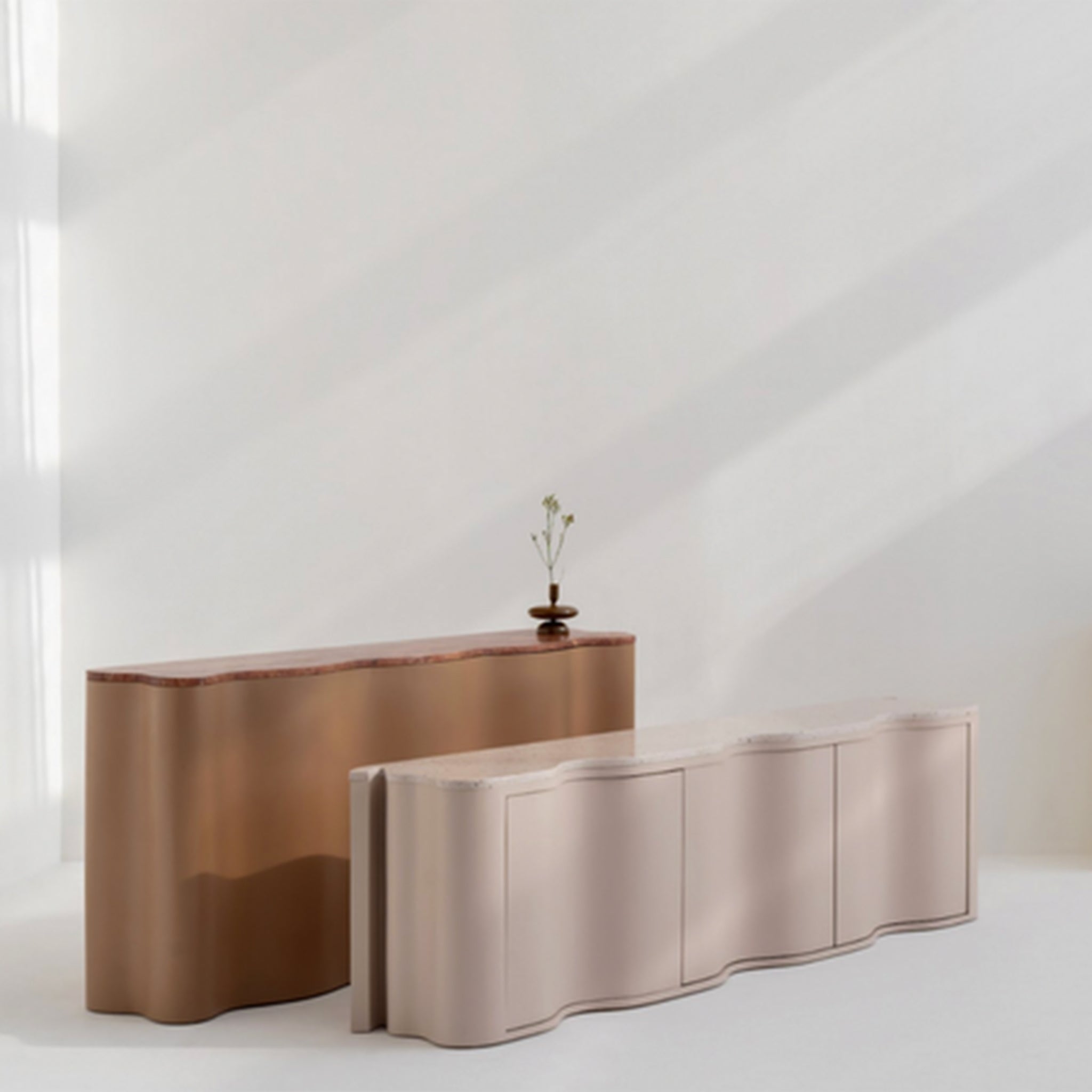 Low Profile Coffee Table: Noah offers a spacious feel for smaller areas.