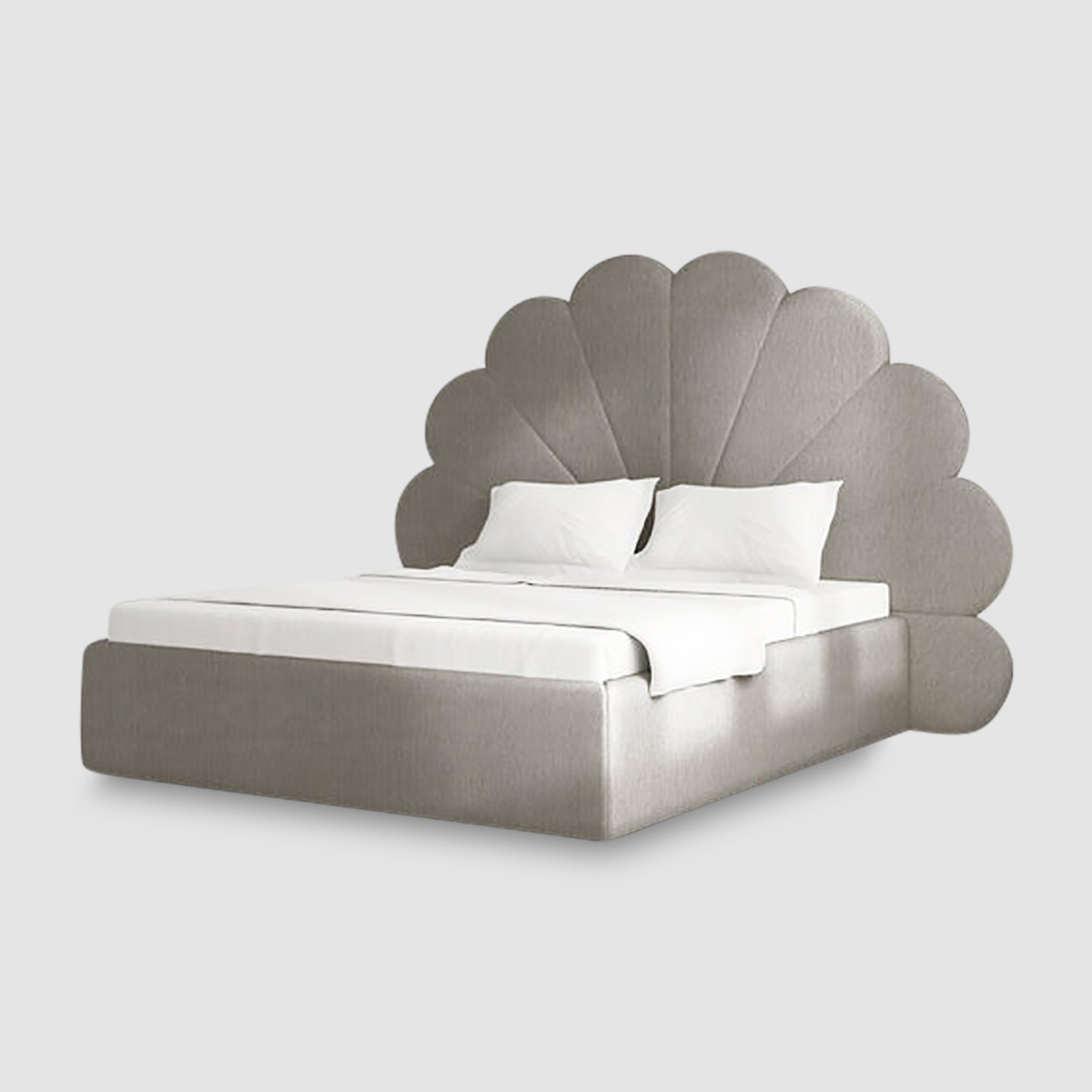 The Kyle Bed with plush velvet for superior comfort