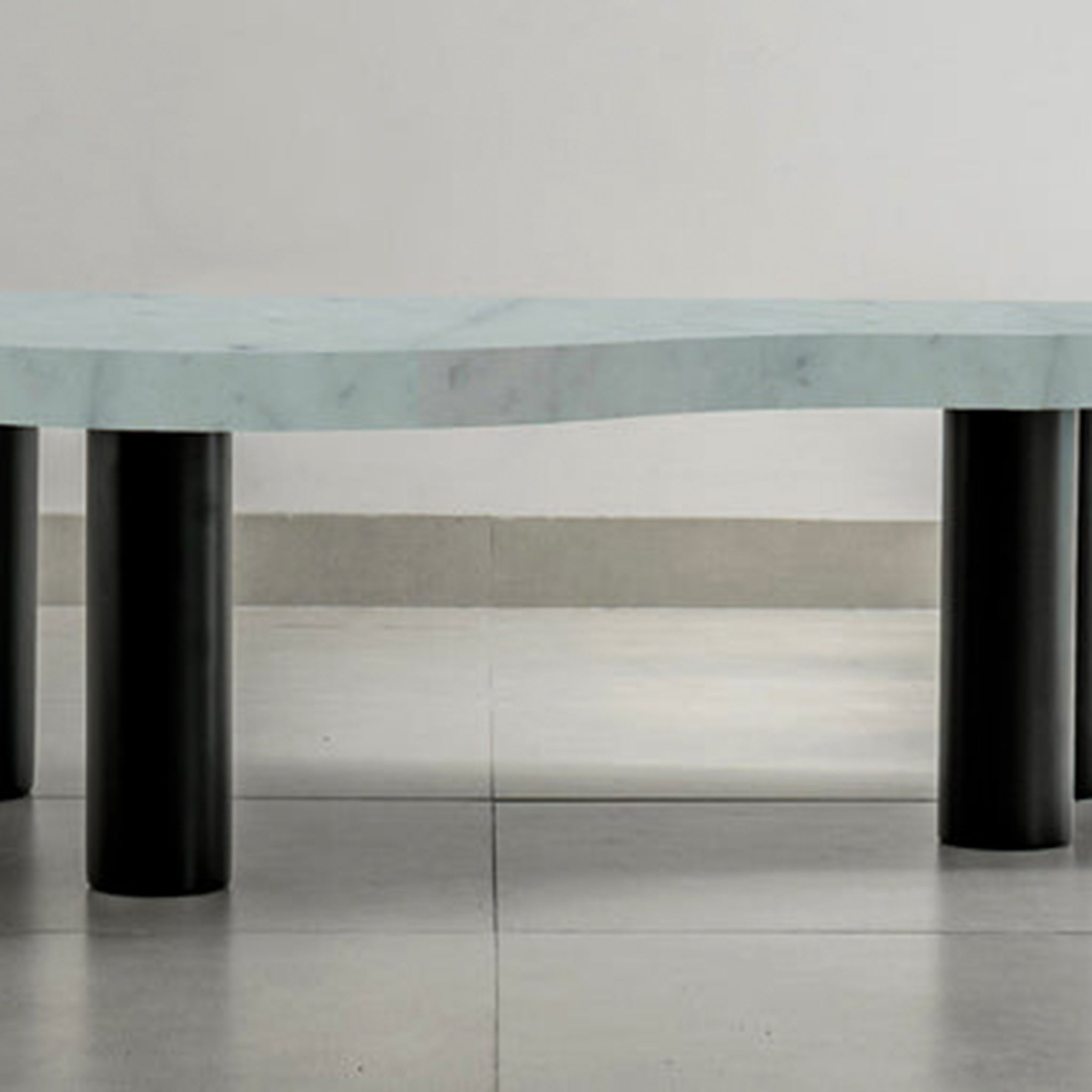Sculptural Coffee Table: The Peggy table's unique shape resembles a work of art