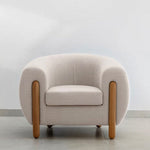 Load image into Gallery viewer, Modern accent chairs​ front View
