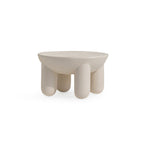 Load image into Gallery viewer, The Signe Coffee Table (Medium) features a sleek white round design, perfect for modern living spaces.
