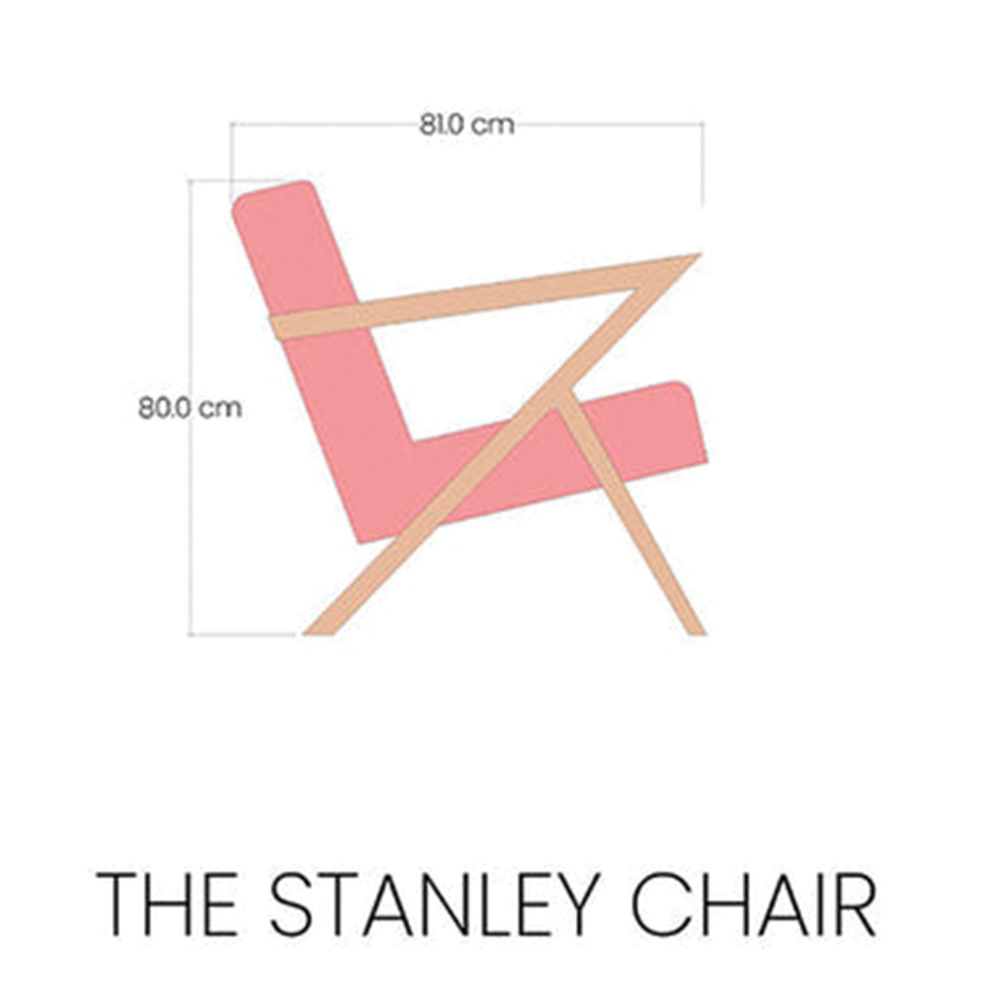 Retro-inspired Stanley chair for a stylish living room
