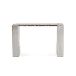 Load image into Gallery viewer, Vernon Marble Console Table white background view

