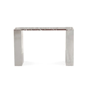 Vernon Marble Console Table white background view