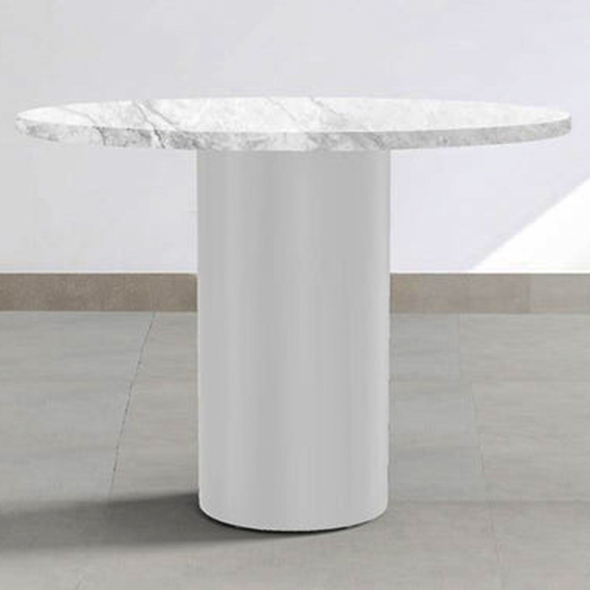 Console-style side table with a long and sleek design.