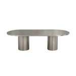 Load image into Gallery viewer, The Dana Brushed Stainless Steel Dining Table

