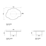 Load image into Gallery viewer, The Jamie Coffee Table in Brushed Stainless Steel
