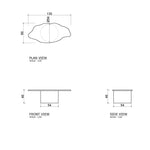 Load image into Gallery viewer, The Jamie Coffee Table in Brushed Stainless Steel
