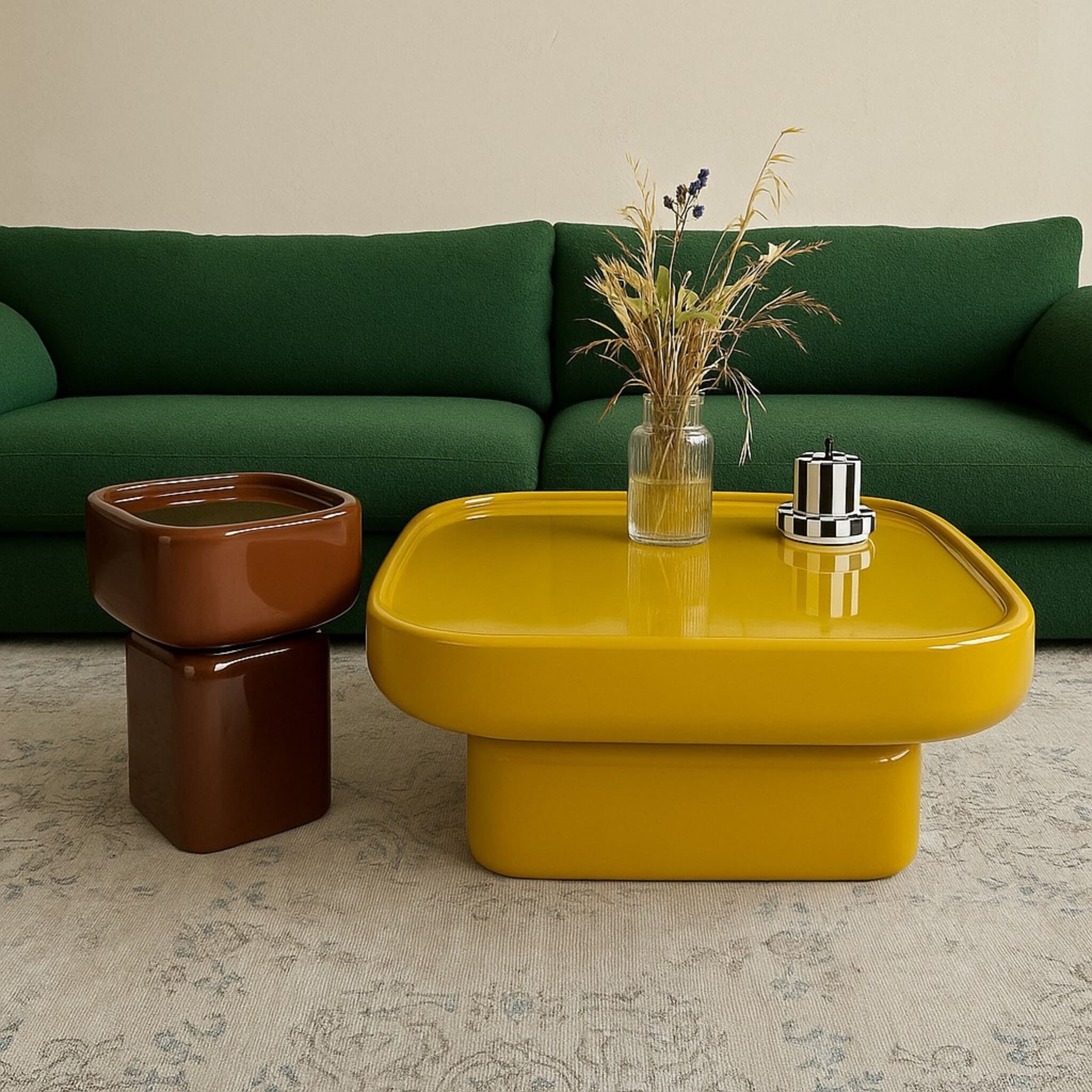 The Oswald Coffee Table in High Gloss Lacquer