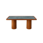 Load image into Gallery viewer, The Taleen Tile and Solid Wood Indoor/Outdoor Dining Table
