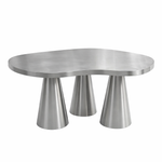 Load image into Gallery viewer, The Cecil Organic  Stainless Steel Dining Table