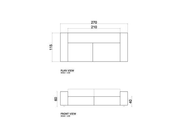 The Damien Outdoor_3Seater
