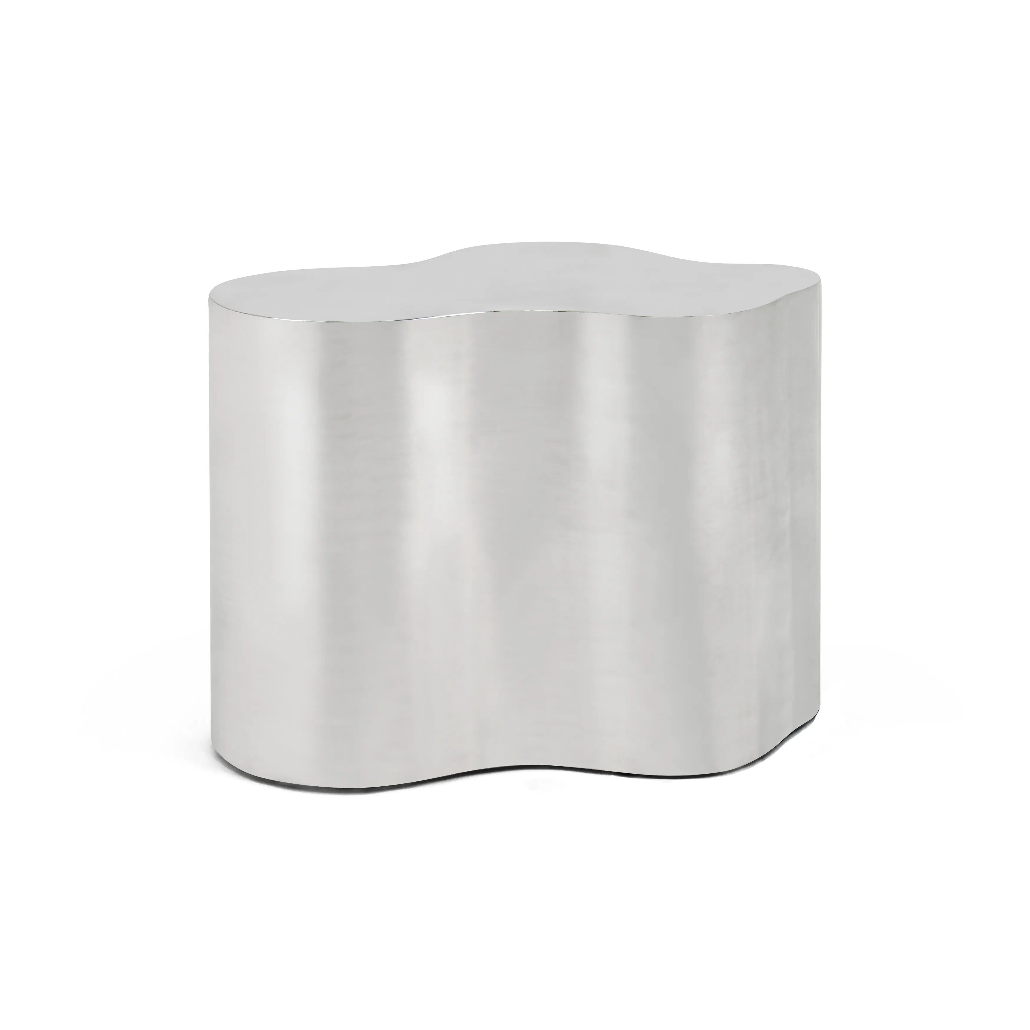 Steel Coffee Table white background View