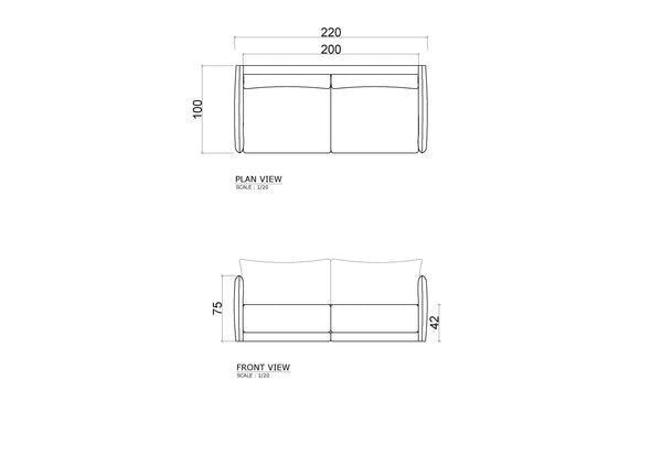 The Jules Sofa_2Seater