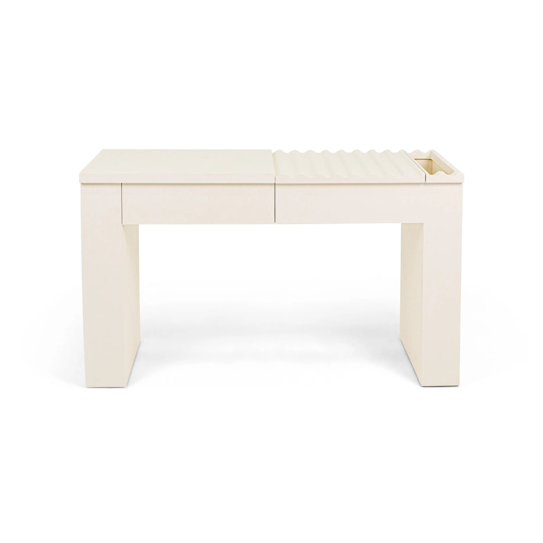 The Marilyn Mordan Vanity Table with mirror V2 front view