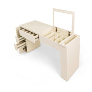 The Marilyn Vanity Table V2 with mirror white background view