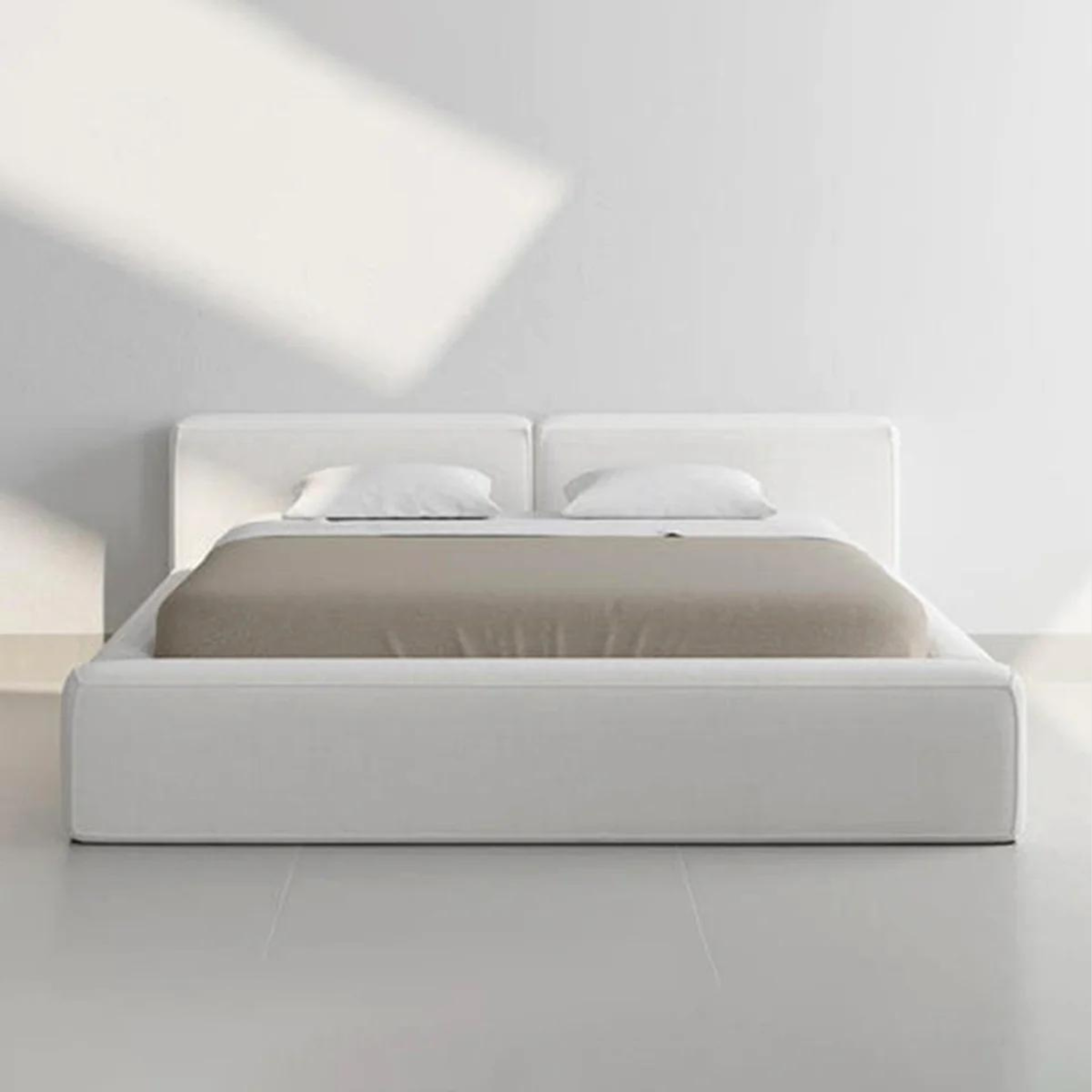 Deluxe Bedroom Trio: Derrel Bed, Alphie Bedside & Douglas Mattress