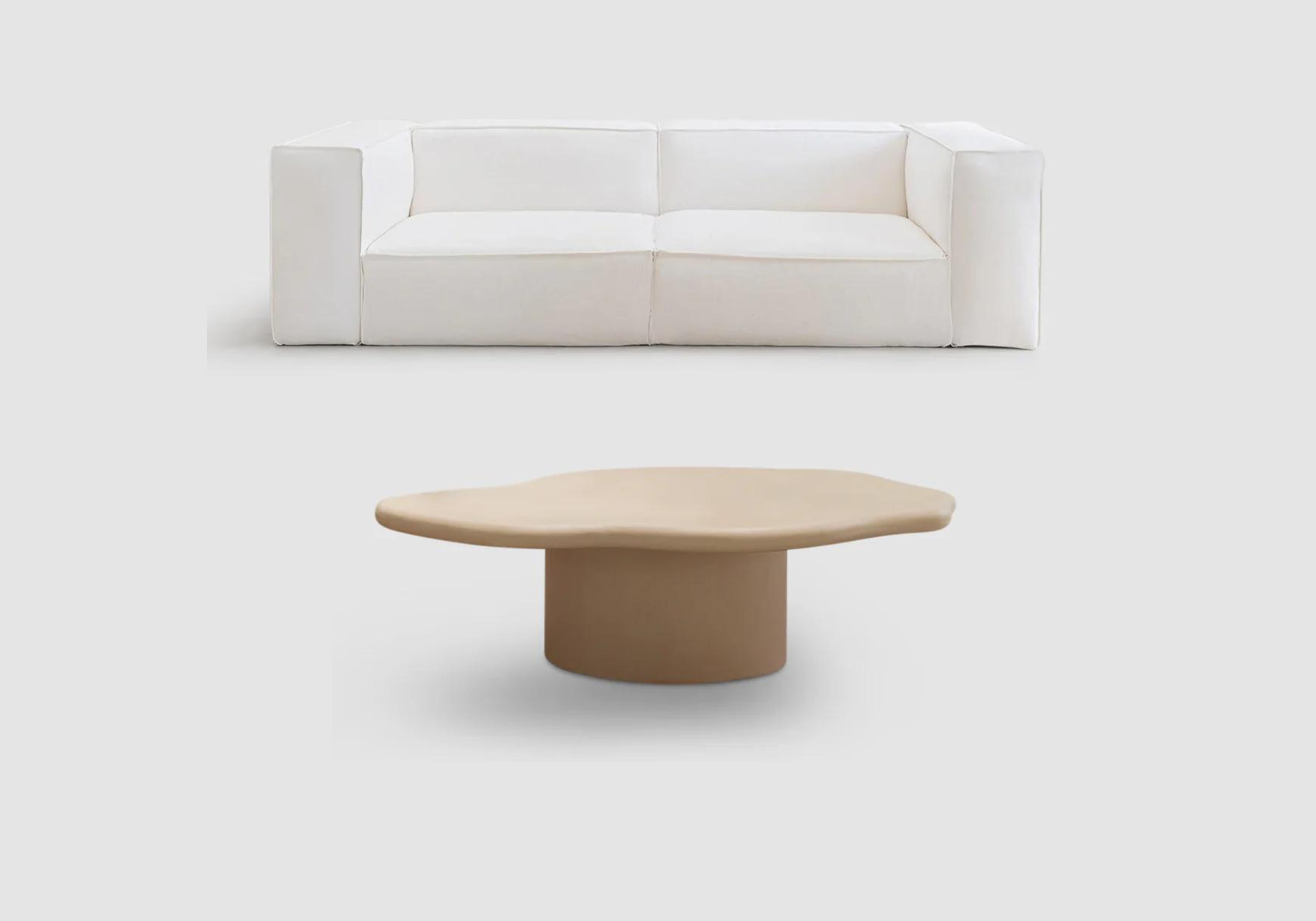 The Damien Modular Couch With Jamie Coffee Table