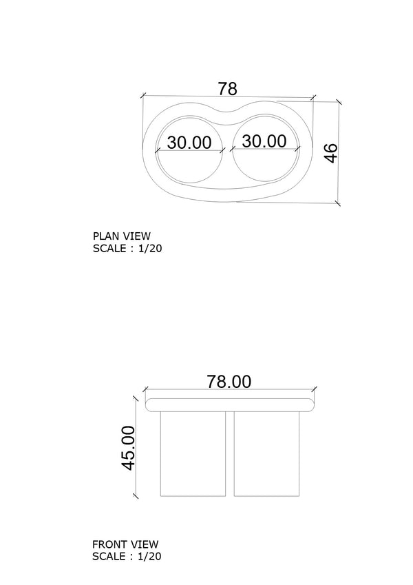 Willow Coffee Table Small Size