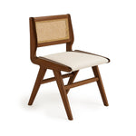 Load image into Gallery viewer, The Wallace dining chair in a bold black finish, adding sophistication to any table setup.
