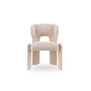 The Baloud foam dining chair with a sleek and modern design, perfect for stylish dining setups.
