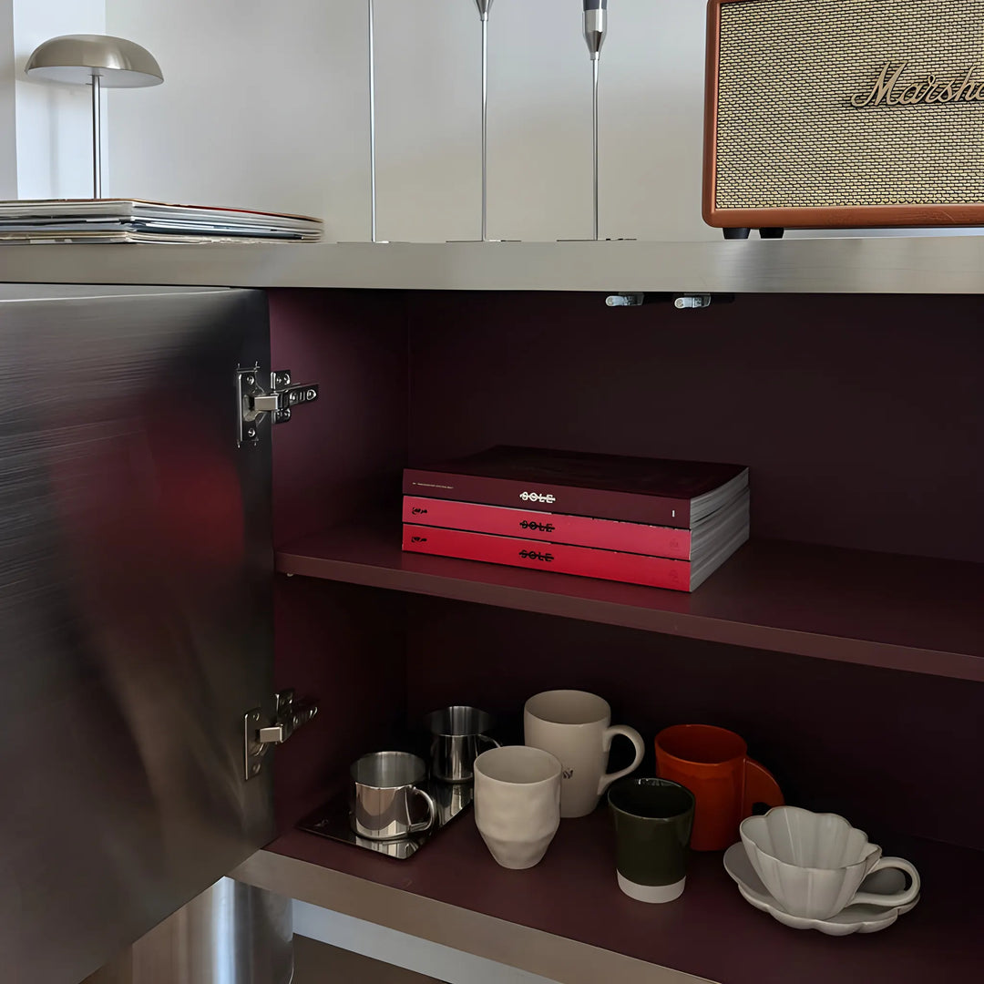 Stainless Steel Barb Cabinet with perfect storage