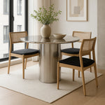 Load image into Gallery viewer, The Marx Dining Table in Chrome
