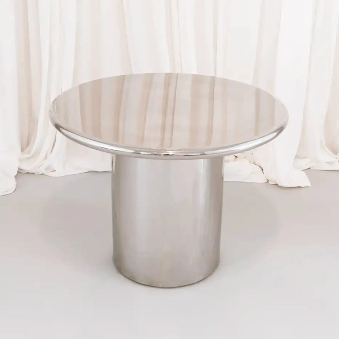 The Marx Dining Table in Chrome
