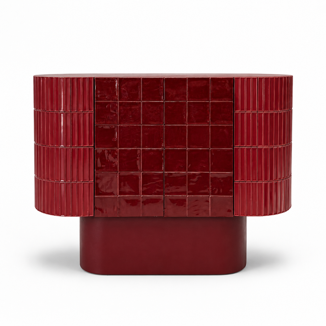 The Jagger Cabinet in Tile and Microplaster