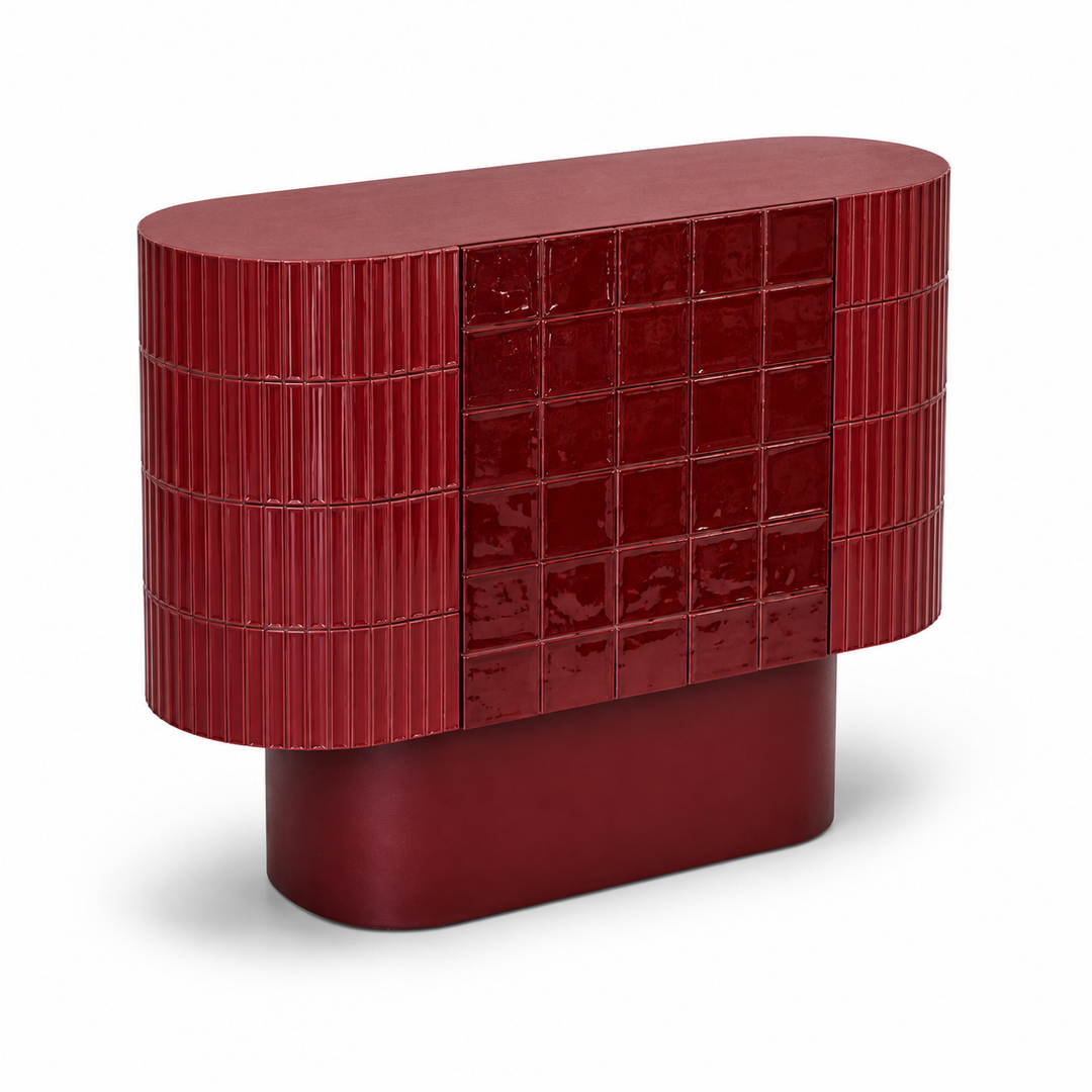 The Jagger Cabinet in Tile and Microplaster