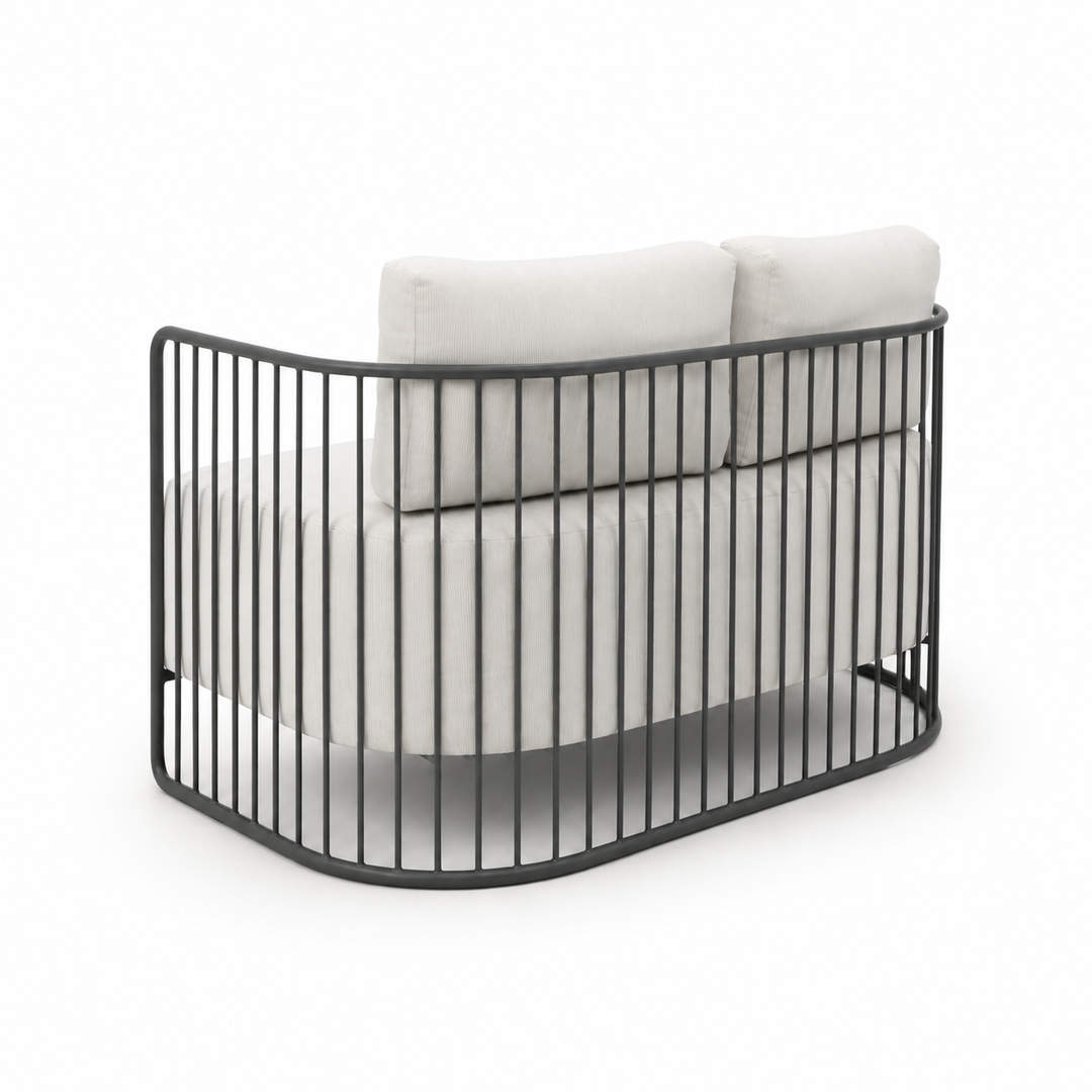 Ready to Ship: The Willa Outdoor 2 Seater Chair (L.140xW.77xH.95 cm)