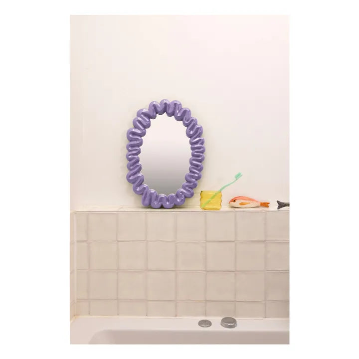 Dribble Mirror in Lilac