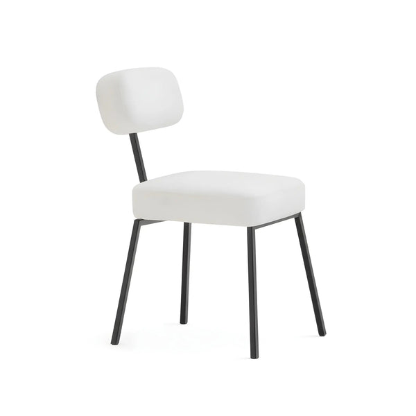 Polar fabric chair featuring a soft, textured finish and a sleek frame for everyday comfort.