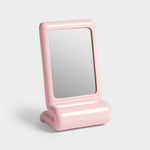 Load image into Gallery viewer, Mirror Vanity Whip Pink – Decorative Polyresin Compact Mirror