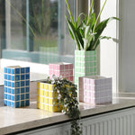 Load image into Gallery viewer, Planter Tile Lilac – Decorative Dolomite Planter