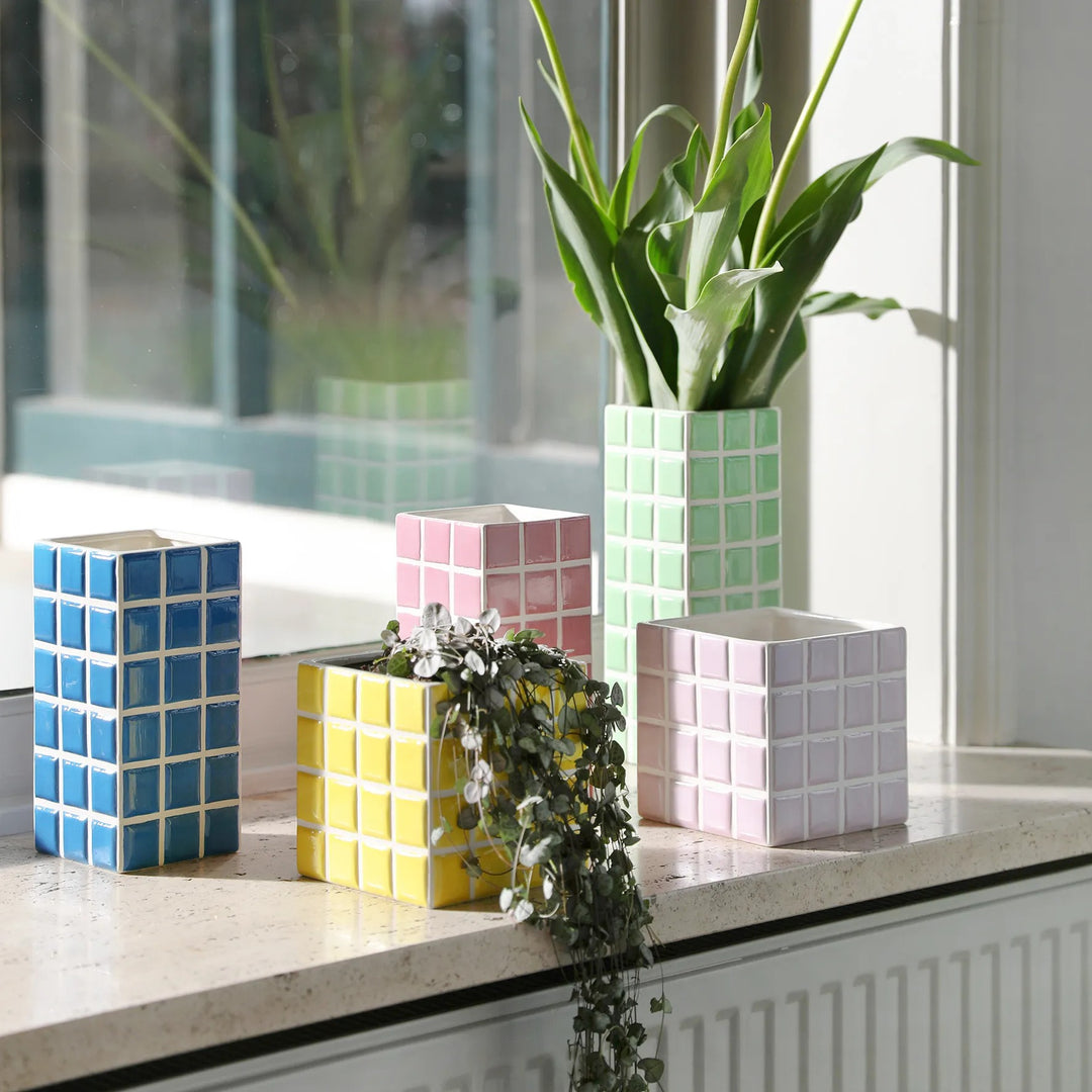 Planter Tile Lilac – Decorative Dolomite Planter