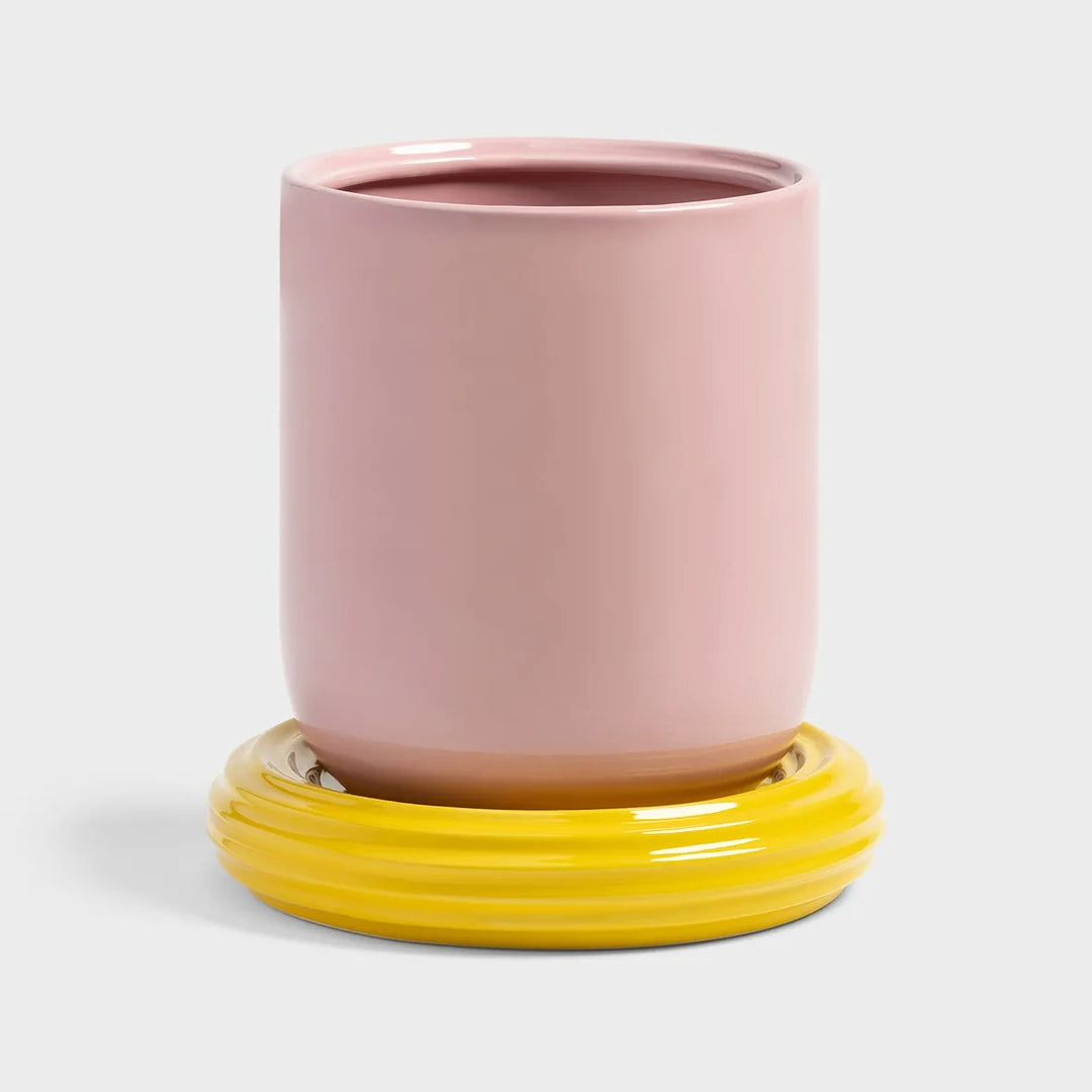 Planter Churros Pink – Stoneware Decorative Planter with Colorful Design