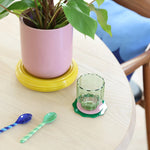Load image into Gallery viewer, Planter Churros Pink – Stoneware Decorative Planter with Colorful Design