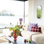 Load image into Gallery viewer, Table Lamp Grid – Decorative Stoneware Lamp