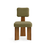 Load image into Gallery viewer, Wooden leg chair crafted with premium materials, perfect for modern dining spaces.
