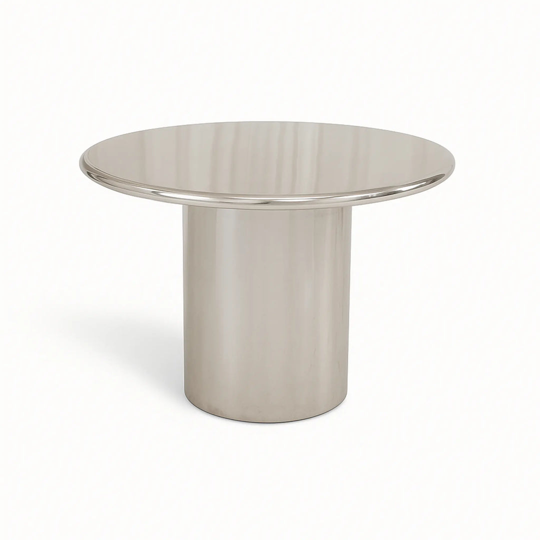 The Marx Dining Table in Chrome
