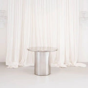 The Marx Dining Table in Chrome