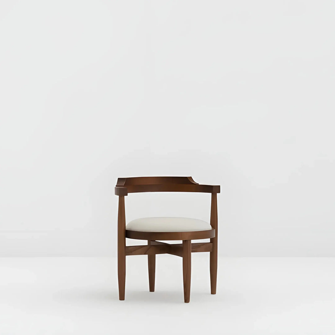 The Naomi wooden chair, a perfect seating solution that combines comfort and timeless style.