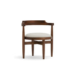 Load image into Gallery viewer, The Naomi wooden chair with a sleek and timeless design, ideal for both dining and workspace settings.
