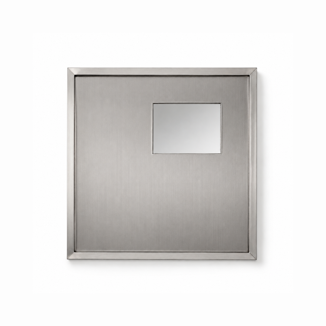 The Aubrey Mirror in Stainless Steel