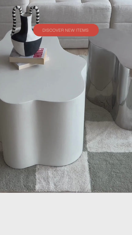 medium steel coffee table life style video view